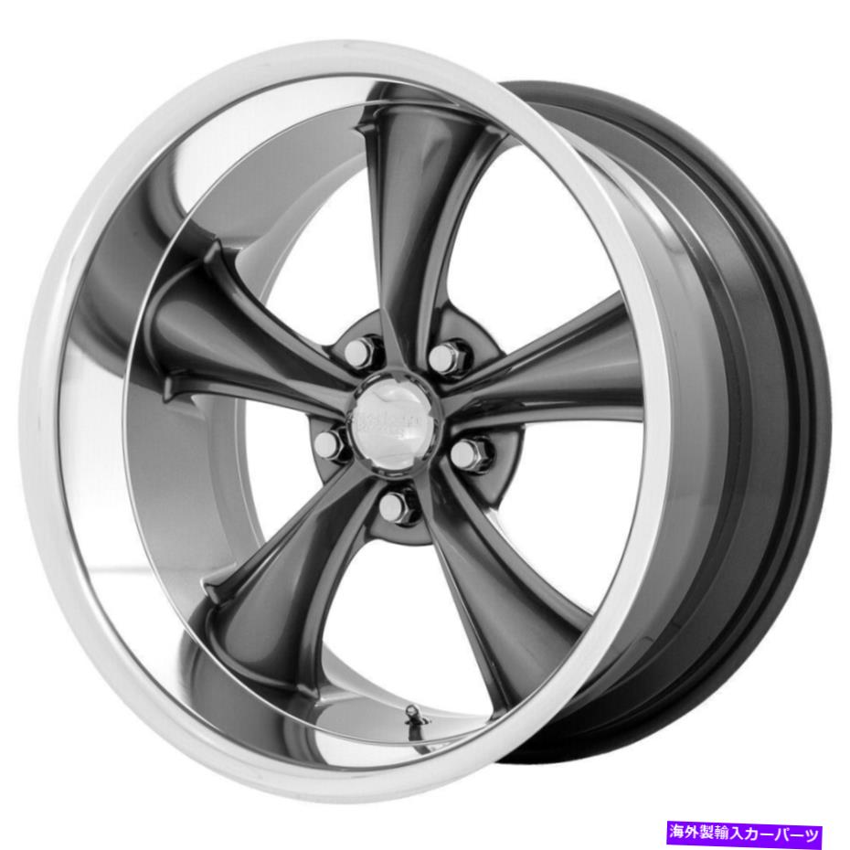 ホイール　４本セット 18x9.5アメリカンレーシングVN338ボスTT 5x114.3 -4グラファイトホイールリムセット（4）72.5 18x9.5 American Racing VN338 Boss TT 5x114.3 -4 Graphite Wheels Rims Set(4) 72.5【並行輸入品】