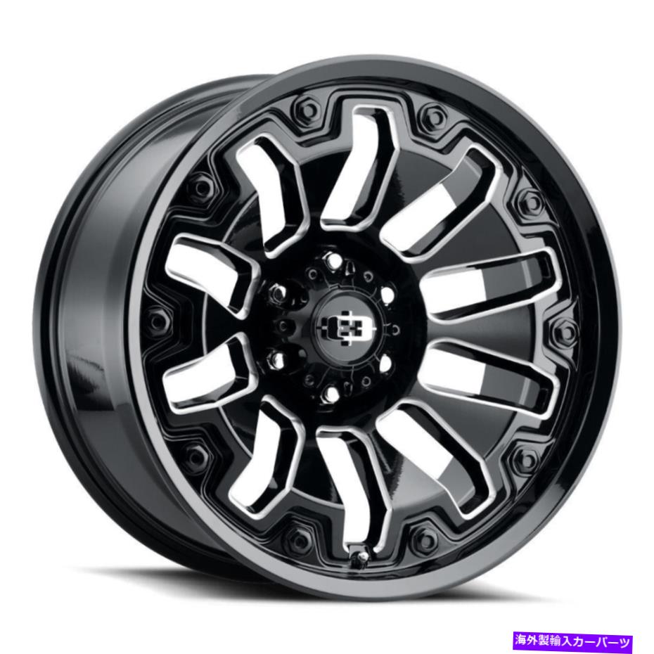 ホイール　４本セット 20x10 Vision 362 Armor 6x135 -25ブラックミリングブラックインサートホイールリムセット（4）87 20x10 Vision 362 Armor 6x135 -25 Black Milled Black Insert Wheels Rims Set(4) 87【並行輸入品】｜Us Custom Parts Shop USDM