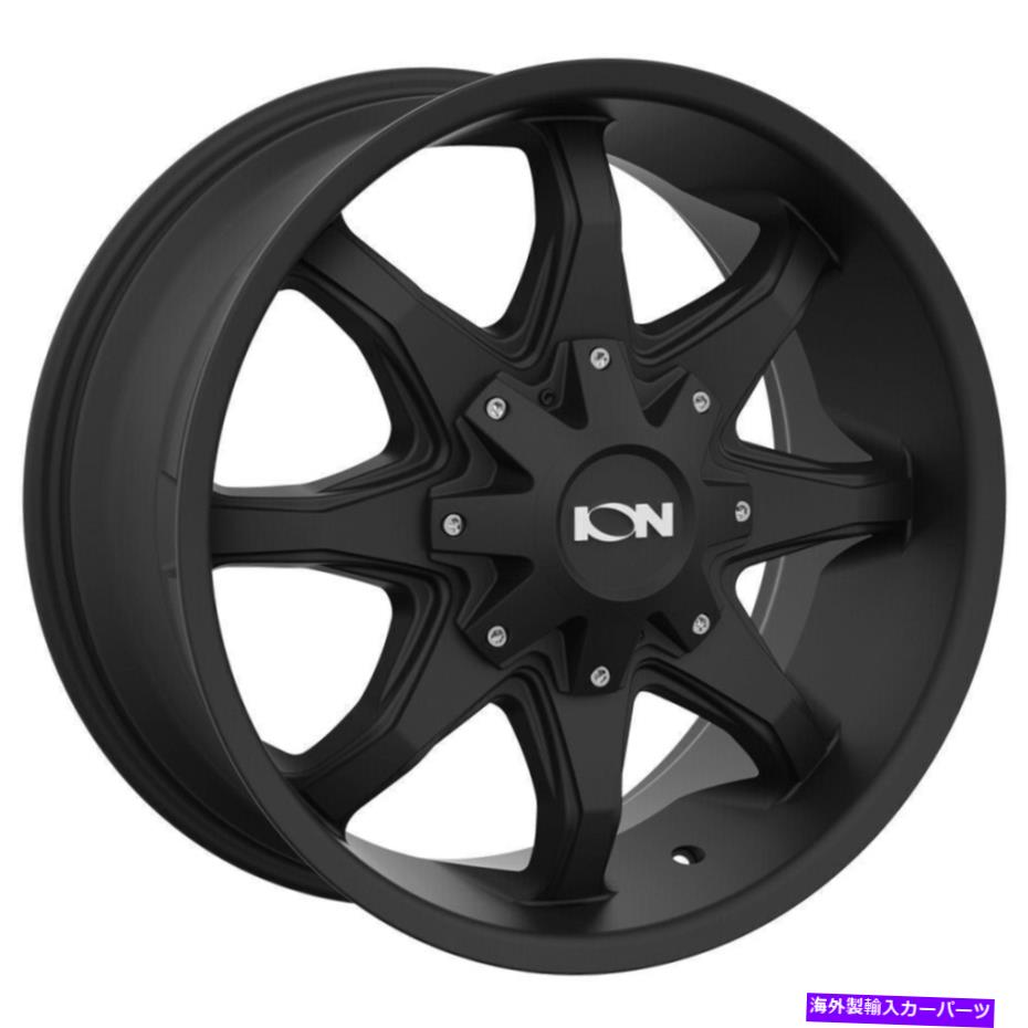 ホイール　４本セット 18x9イオン181 5x5.5/5x150 18サテンブラックホイールリムセット（4）110 18x9 Ion 181 5x5.5/5x150 18 Satin Black Wheels Rims Set(4) 110【並行輸入品】