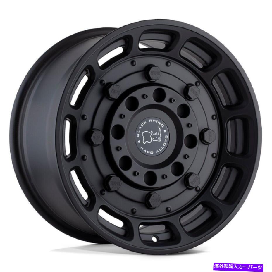 ホイール　４本セット 17x8.5 Black Rhino Warthog 6x135 -18マットブラックホイールリムセット（4）87.1 17x8.5 Black Rhino Warthog 6x135 -18 Matte Black Wheels Rims Set(4) 87.1【並行輸入品】