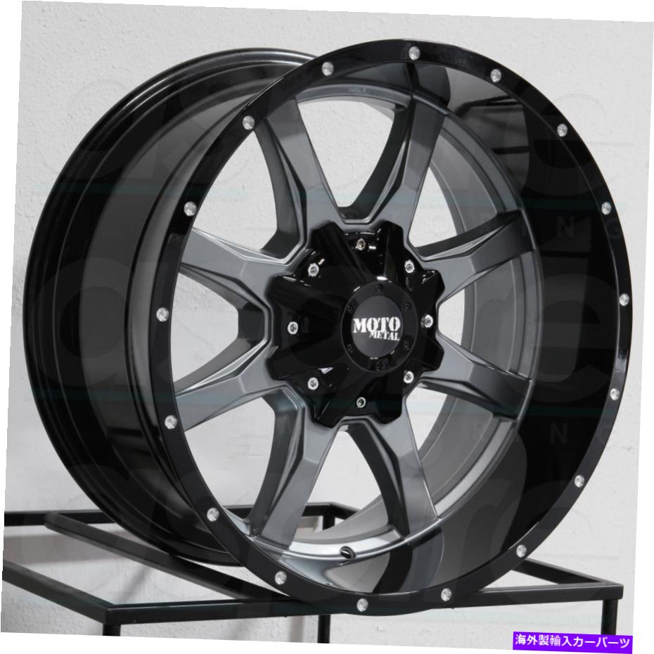ホイール　４本セット 18x9 Moto Metal Mo970 5x5.5/5x139.7/5x150 18ガンメタルブラックホイールリムセット（4）1 18x9 Moto Metal MO970 5x5.5/5x139.7/5x150 18 Gunmetal Black Wheels Rims Set(4) 1【並行輸入品】｜Us Custom Parts Shop USDM