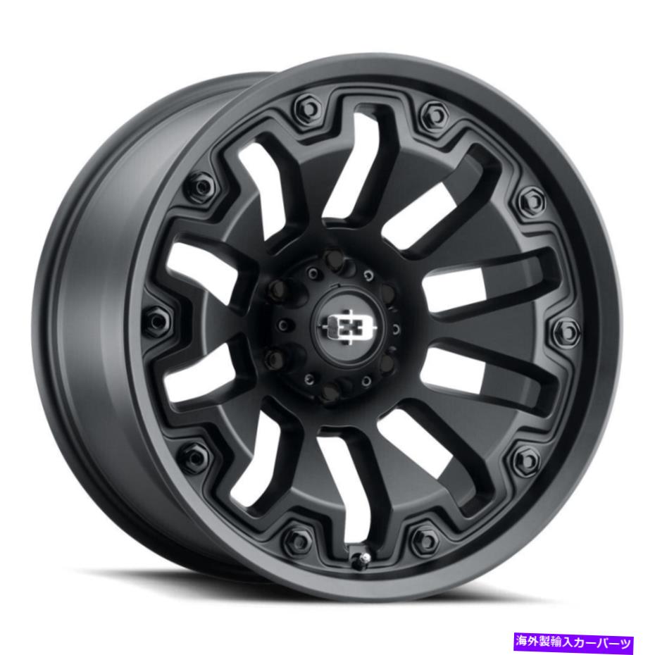 ホイール 4本セット 20x9ビジョン362アーマー5x150 12サテンブラックインサートホイールリムセット(4)110.2 20x9 Vision 362 Armor 5x150 12 Satin Black Black Insert Wheels Rims Set(4) 110.2【並行輸入品】|Us Custom Parts Shop USDM