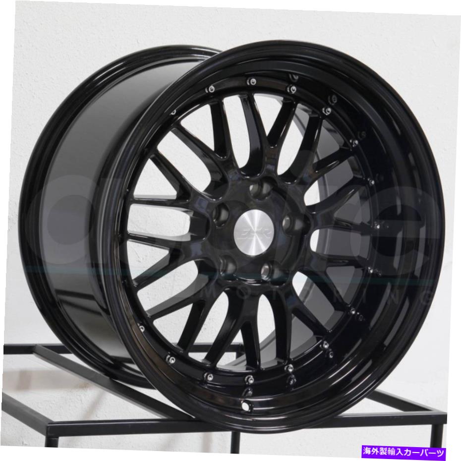 ホイール　４本セット 18x9.5/18x10.5 ESR SR05 SR5 5x120 22/22グロスブラックホイールリムセット（4）72.56すべて 18x9.5/18x10.5 ESR SR05 SR5 5x120 22/22 Gloss Black Wheels Rims Set(4) 72.56 All【並行輸入品】