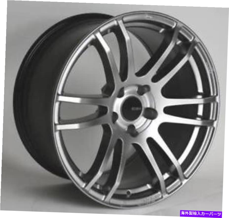ホイール　４本セット 18x8.5 enkei tsp6 5x114.3 25ハイパーシルバーホイールリムセット（4） 18x8.5 Enkei TSP6 5x114.3 25 Hyper Silver Wheels Rims Set(4)【並行輸入品】