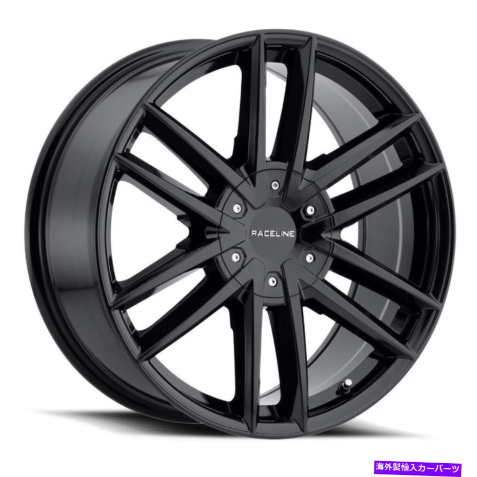 ホイール　４本セット 18x8 Raceline 158b Impulse 5x110/5x114.3 35ブラックホイールリムセット（4）72.62 18x8 Raceline 158B Impulse 5x110/5x114.3 35 Black Wheels Rims Set(4) 72.62【並行輸入品】
