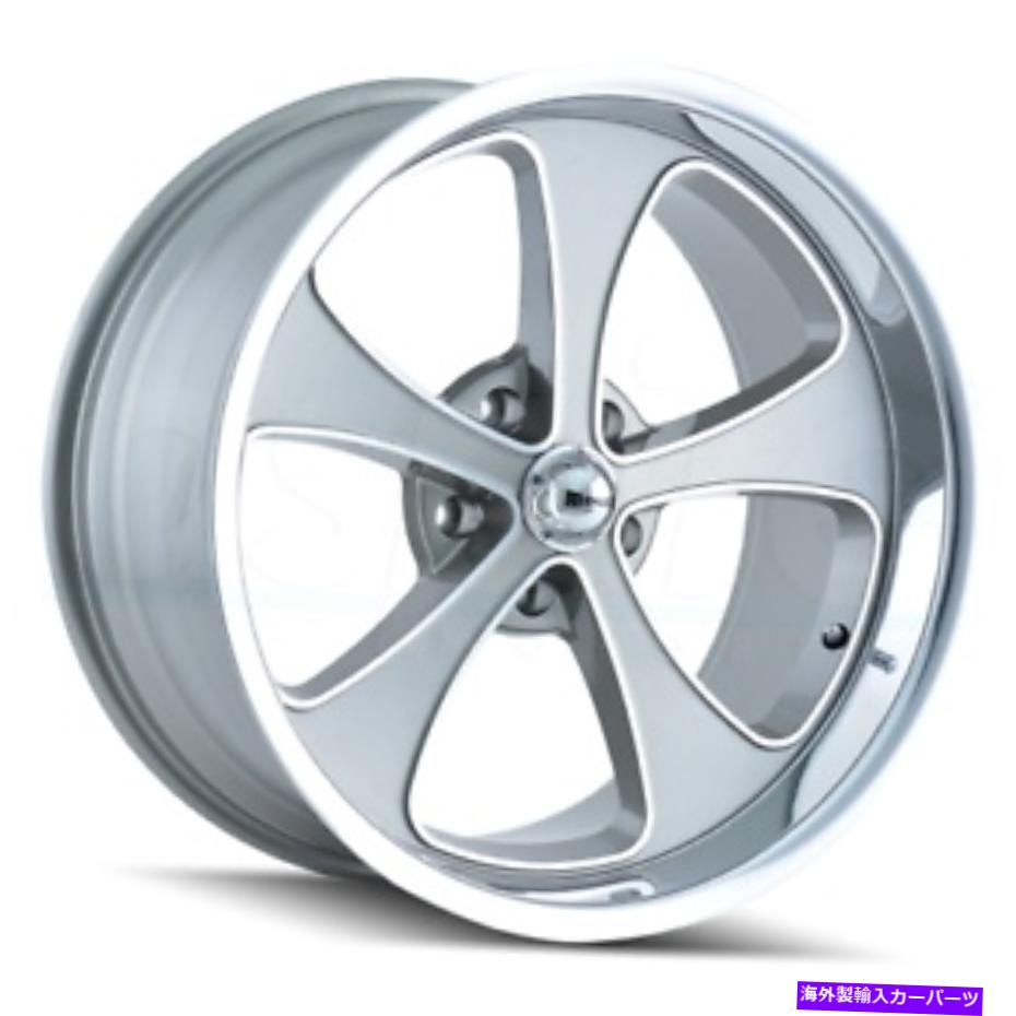 ホイール　４本セット 18x8リドラー645 5x114.3 0ガンメタルホイールリムセット（4）83.82 18x8 Ridler 645 5x114.3 0 Gunmetal Wheels Rims Set(4) 83.82【並行輸入品】