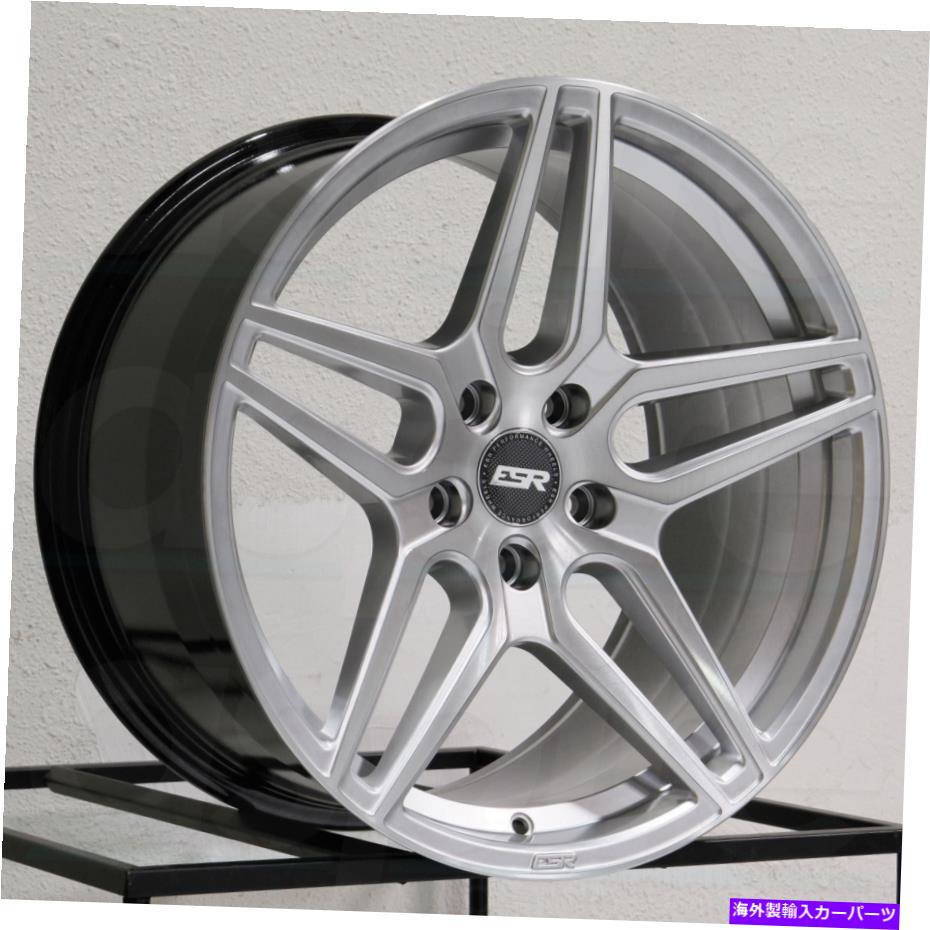 ホイール 4本セット 18x8.5/18x9.5 ESR RF15 5x114.3 30/35シルバーホイールリムセット(4)73.1 18x8.5/18x9.5 ESR RF15 5x114.3 30/35 Silver Wheels Rims Set(4) 73.1【並行輸入品】|Us Custom Parts Shop USDM