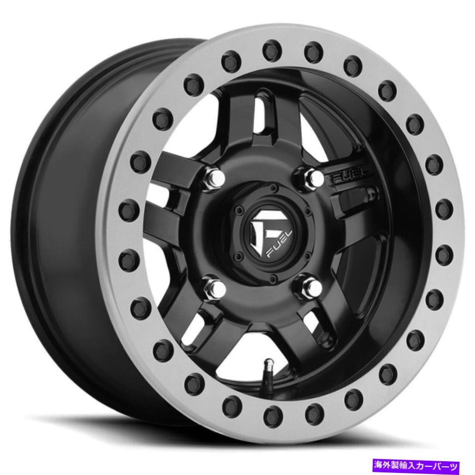 ホイール　４本セット 14x7 Fuel D917 ANZA BEADLOCK UTV 4x156 13マットブラックホイールリムセット（4）132 14x7 Fuel D917 Anza Beadlock UTV 4x156 13 Matte Black Wheels Rims Set(4) 132【並行輸入品】｜Us Custom Parts Shop USDM