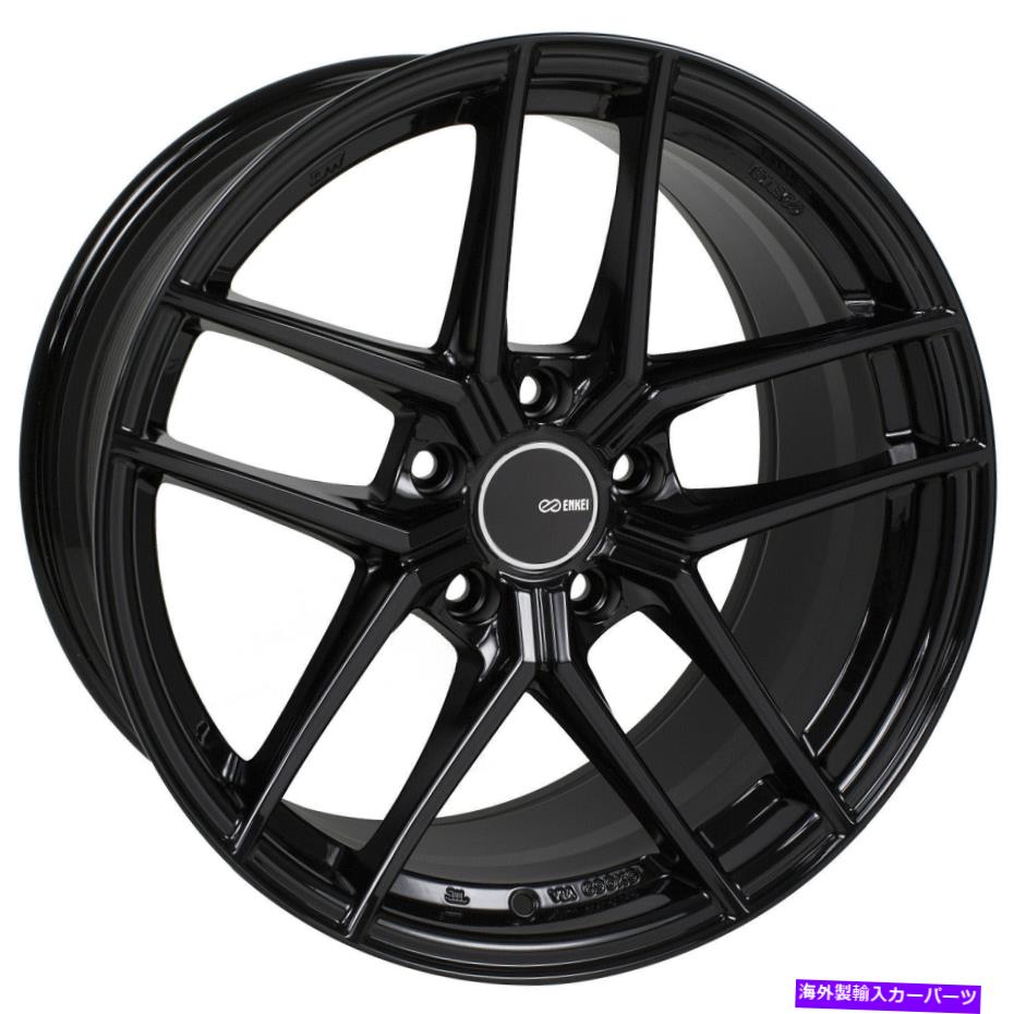 ホイール 4本セット 18x9.5 enkei ty5 5x114.3 15ブラックペイントホイールリムセット(4) 18x9.5 Enkei TY5 5x114.3 15 Black Paint Wheels Rims Set(4)【並行輸入品】|Us Custom Parts Shop USDM