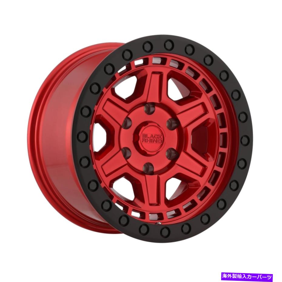 ホイール　４本セット 20x9.5 Black Rhino Reno 6x135 12レッドホイールリムセット（4）87.1 20x9.5 Black Rhino Reno 6x135 12 Red Wheels Rims Set(4) 87.1【並行輸入品】