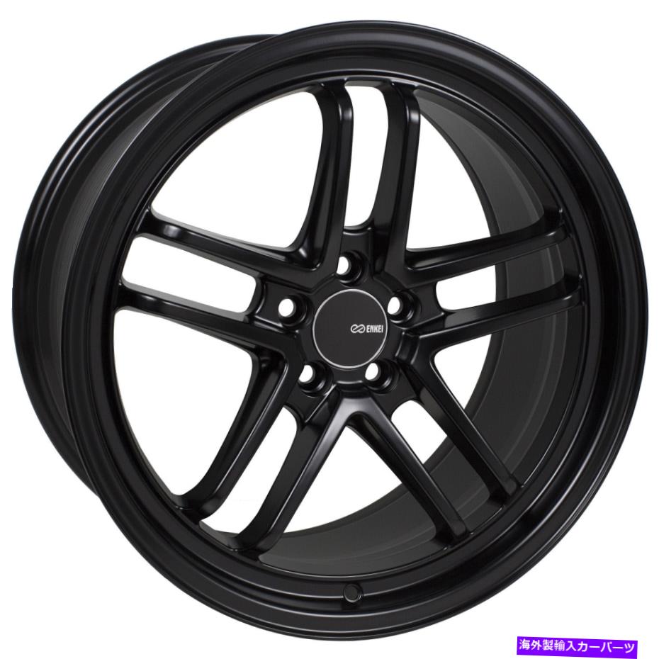 ホイール　４本セット 18x9.5 enkei tsp5 5x100 45ブラックペイントホイールリムセット（4） 18x9.5 Enkei TSP5 5x100 45 Black Paint Wheels Rims Set(4)【並行輸入品】
