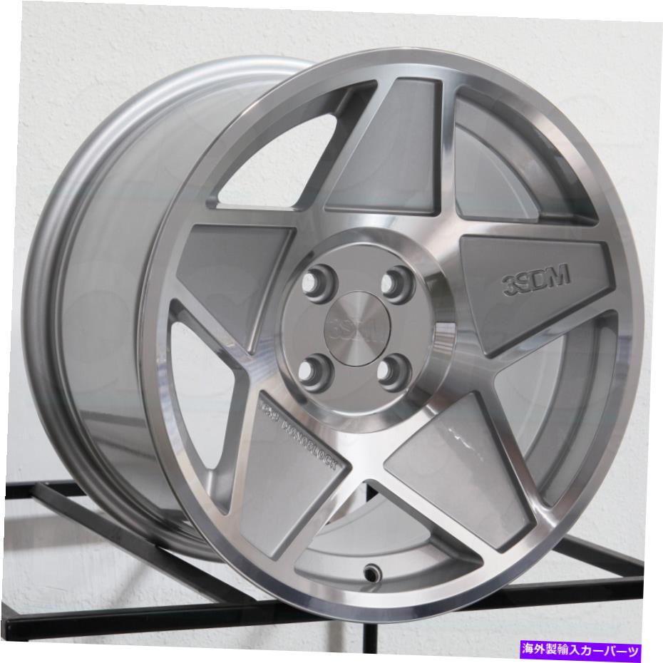 ホイール　４本セット 17x8 3SDM 0.05 5x114.3 35シルバーホイールリムセット（4）73.1 17x8 3SDM 0.05 5x114.3 35 Silver Wheels Rims Set(4) 73.1【並行輸入品】