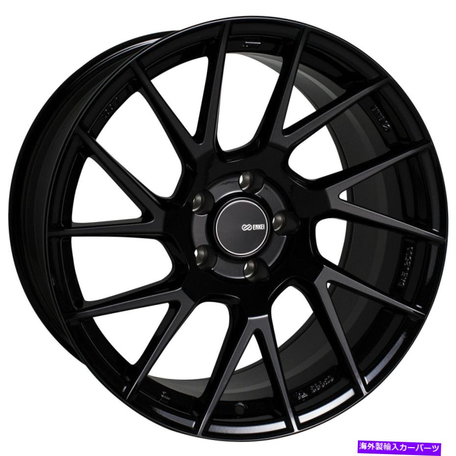 ホイール　４本セット 18x9.5 enkei tm7 5x114.3 38ブラックペイントホイールリムセット（4） 18x9.5 Enkei TM7 5x114.3 38 Black Paint Wheels Rims Set(4)【並行輸入品】｜Us Custom Parts Shop USDM