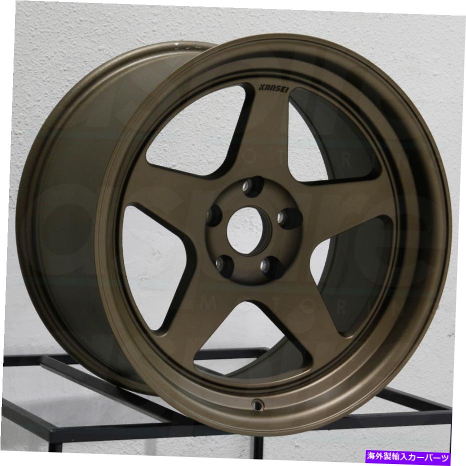 ホイール　４本セット 17x9 Kansei KNP 5x120 35ブロンズホイールリムセット（4）72.56 17x9 Kansei Knp 5x120 35 Bronze Wheels Rims Set(4) 72.56【並行輸入品】｜Us Custom Parts Shop USDM 320,414円