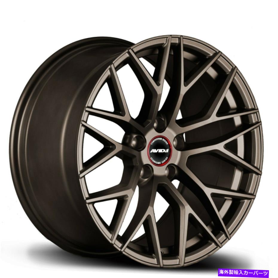 ホイール　４本セット 18x8.5 AVID1 SL03カスタム5x120 35ブロンズホイールリムセット（4）73.1 18x8.5 AVID1 SL03 Custom 5x120 35 Bronze Wheels Rims Set(4) 73.1【並行輸入品】