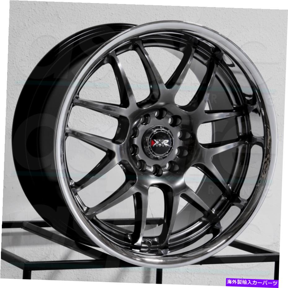ホイール　４本セット 18x9 xxr 526 5x114.3/5x120 25クロムブラックSSCホイールリムセット（4）73.1 18x9 XXR 526 5x114.3/5x120 25 Chromium Black SSC Wheels Rims Set(4) 73.1【並行輸入品】