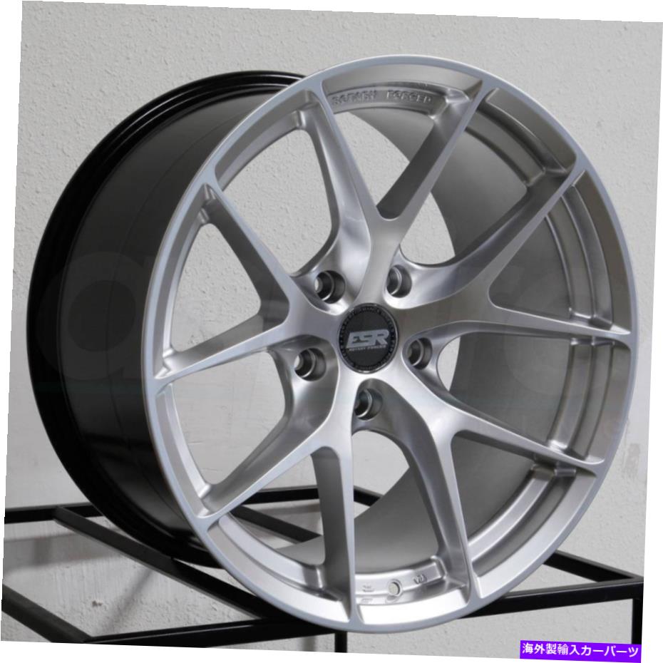 ホイール　４本セット 18x9.5 ESR RF02 RF2 5x120 35ハイパーシルバーホイールリムセット（4）72.56合金 18x9.5 ESR RF02 RF2 5x120 35 Hyper Silver Wheels Rims Set(4) 72.56 Alloy【並行輸入品】｜Us Custom Parts Shop USDM