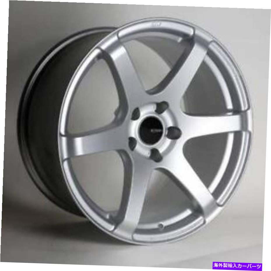 ホイール　４本セット 18x9.5 enkei T6S 5x114.3 15シルバーペイントホイールリムセット（4） 18x9.5 Enkei T6S 5x114.3 15 Silver Paint Wheels Rims Set(4)【並行輸入品】｜Us Custom Parts Shop USDM 321,008円