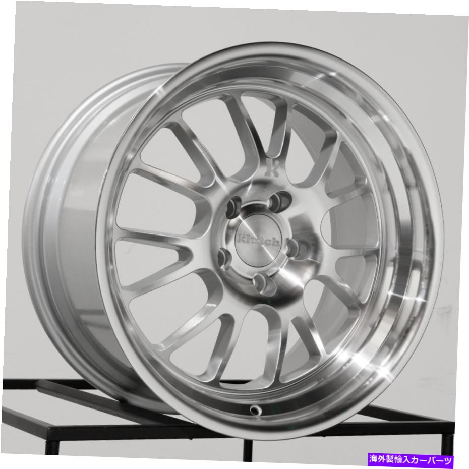 ホイール　４本セット 18x8.5/18x9.5 Klutch SL14 5x120 35/35銀機械加工ホイールリムセット（4）73.1 18x8.5/18x9.5 Klutch SL14 5x120 35/35 Silver Machined Wheels Rims Set(4) 73.1【並行輸入品】｜Us Custom Parts Shop USDM