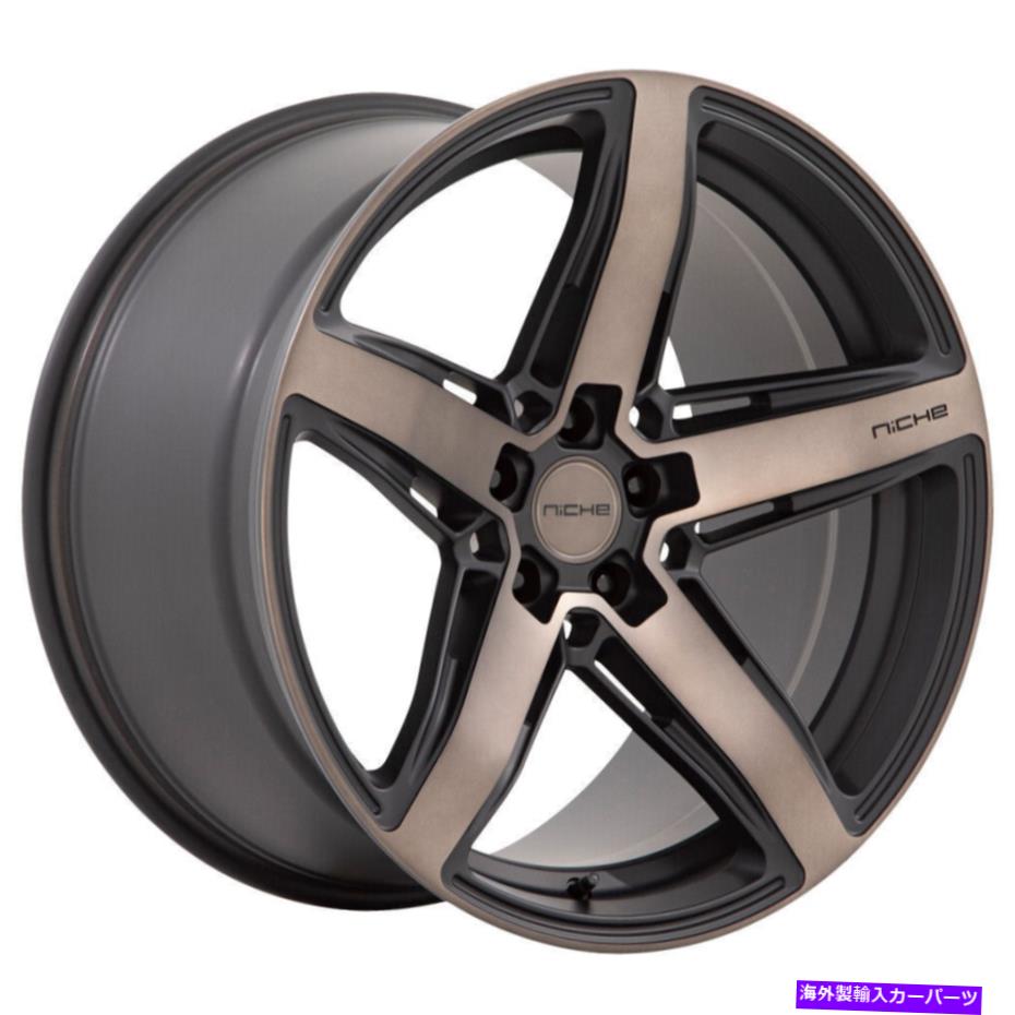 ホイール　４本セット 18x8ニッチM271テラモ5x112 30ブラックチントホイールリムセット（4）66.56 18x8 Niche M271 Teramo 5x112 30 Black Tint Wheels Rims Set(4) 66.56【並行輸入品】｜Us Custom Parts Shop USDM