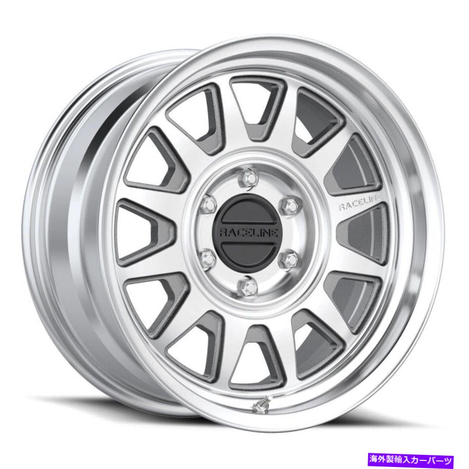 ホイール　４本セット 17x8.5 Raceline 952 Aero HD 6x135 0機械加工シルバーホイールリムセット（4）87.1 17x8.5 Raceline 952 Aero HD 6x135 0 Machined Silver Wheels Rims Set(4) 87.1【並行輸入品】