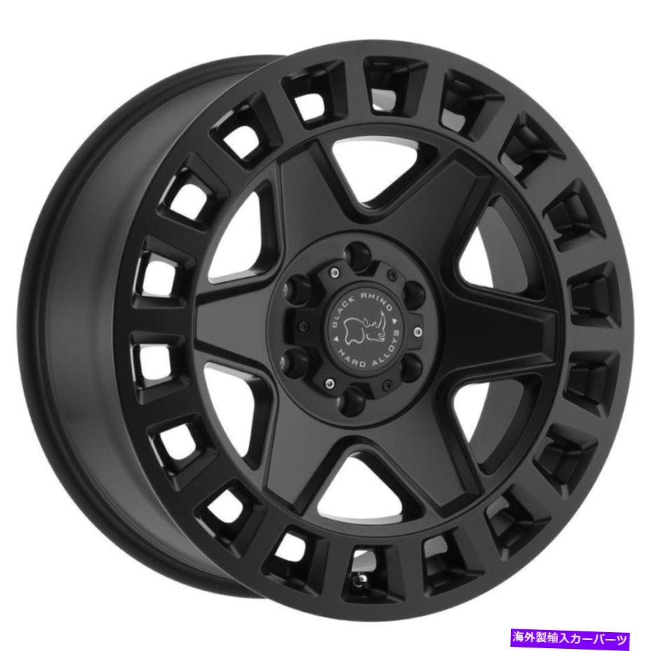ホイール 4本セット 17x9ブラックサイヨーク5x5/5x127 -12マットブラックホイールリムセット(4)71.5 17x9 Black Rhino York 5x5/5x127 -12 Matte Black Wheels Rims Set(4) 71.5【並行輸入品】