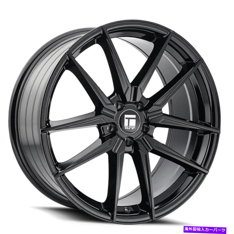 ホイール　４本セット 20x9 Touren 3294 TR94 5x112 35ブラックホイールリムセット（4）66.6 20x9 Touren 3294 TR94 5x112 35 Black Wheels Rims Set(4) 66.6【並行輸入品】