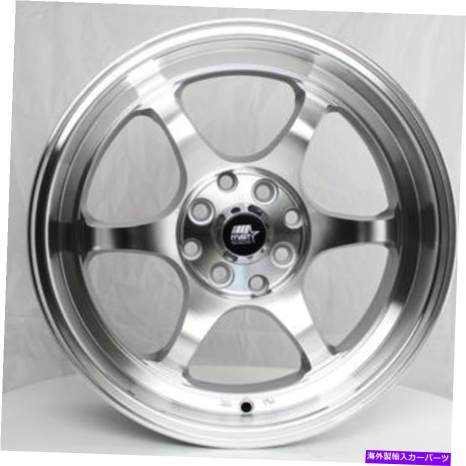 ホイール　４本セット MST MT39 16x7 4x100/114.3 30銀機械加工ホイール（4）73.1 16インチのリム MST MT39 16x7 4x100/114.3 30 Silver Machined Wheels(4) 73.1 16\
