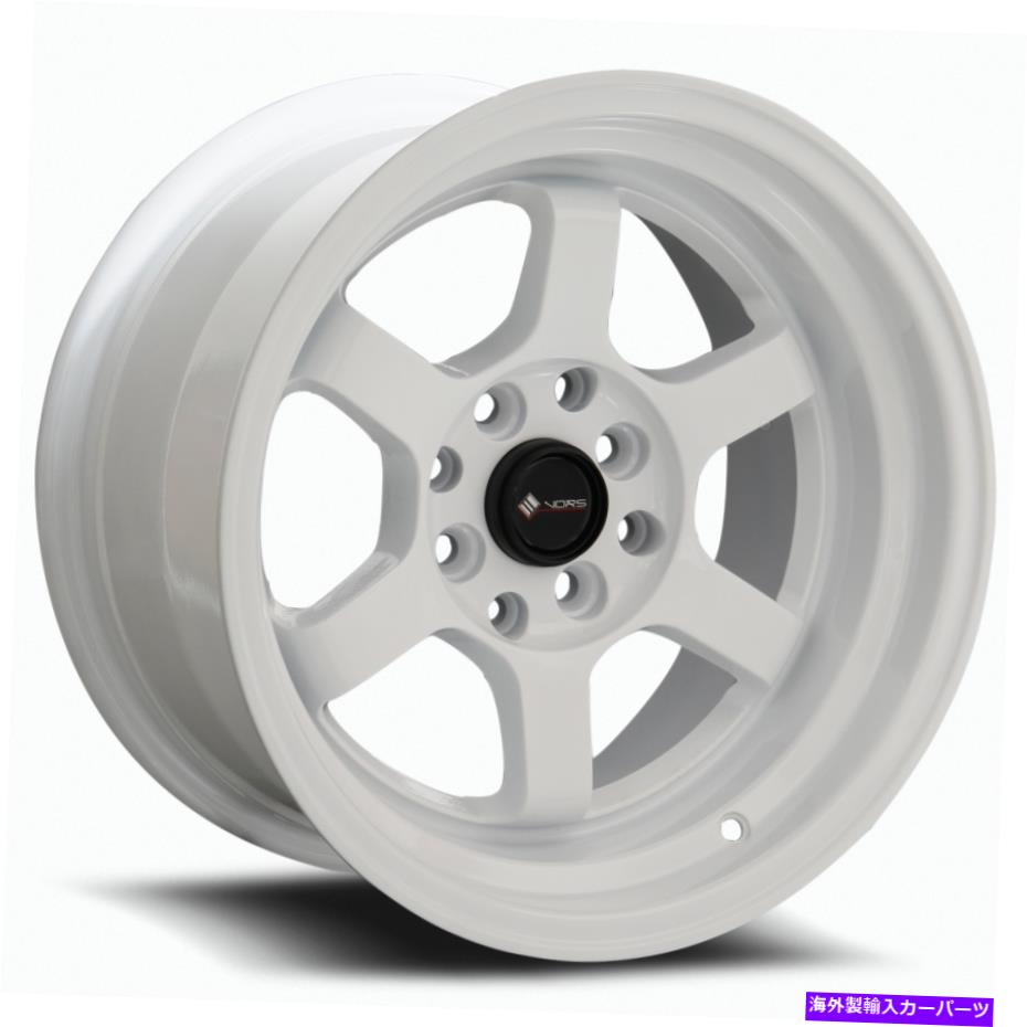 ホイール　４本セット VORS TR7 15x8 4x108 0ホワイトホイール（4）73.1 15 \