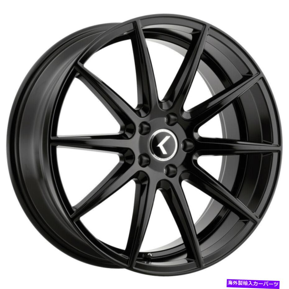 ホイール 4本セット Kraze KR194 COSMOS 18x8 5x108 40光沢ブラックホイール(4)63.5 18インチのリム Kraze KR194 Cosmos 18x8 5x108 40 Gloss Black Wheels(4) 63.5 18" inch Rims【並行輸入品】|Us Custom Parts Shop USDM