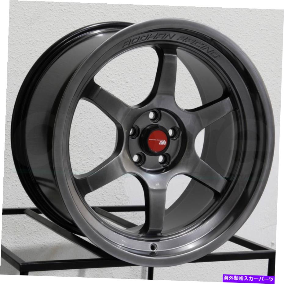 ホイール　４本セット Aodhan AH08 AH8 18x8.5 5x100 35ハイパーブラックホイール（4）73.1 18インチリム Aodhan AH08 AH8 18x8.5 5x100 35 Hyper Black Wheels(4) 73.1 18\