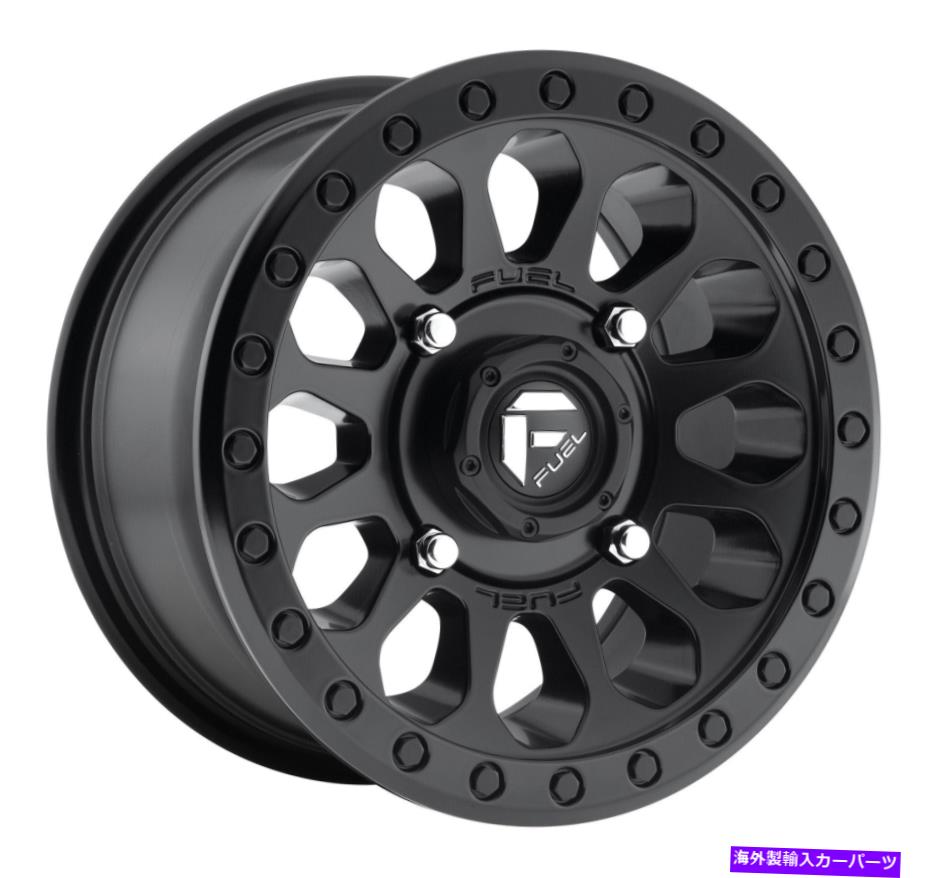 ホイール 4本セット 燃料D579ベクターUTV 15x7 4x156 13マットブラックホイール(4)132 15 "インチリム Fuel D579 Vector UTV 15x7 4x156 13 Matte Black Wheels(4) 132 15" inch Rims【並行輸入品】|Us Custom Parts Shop USDM