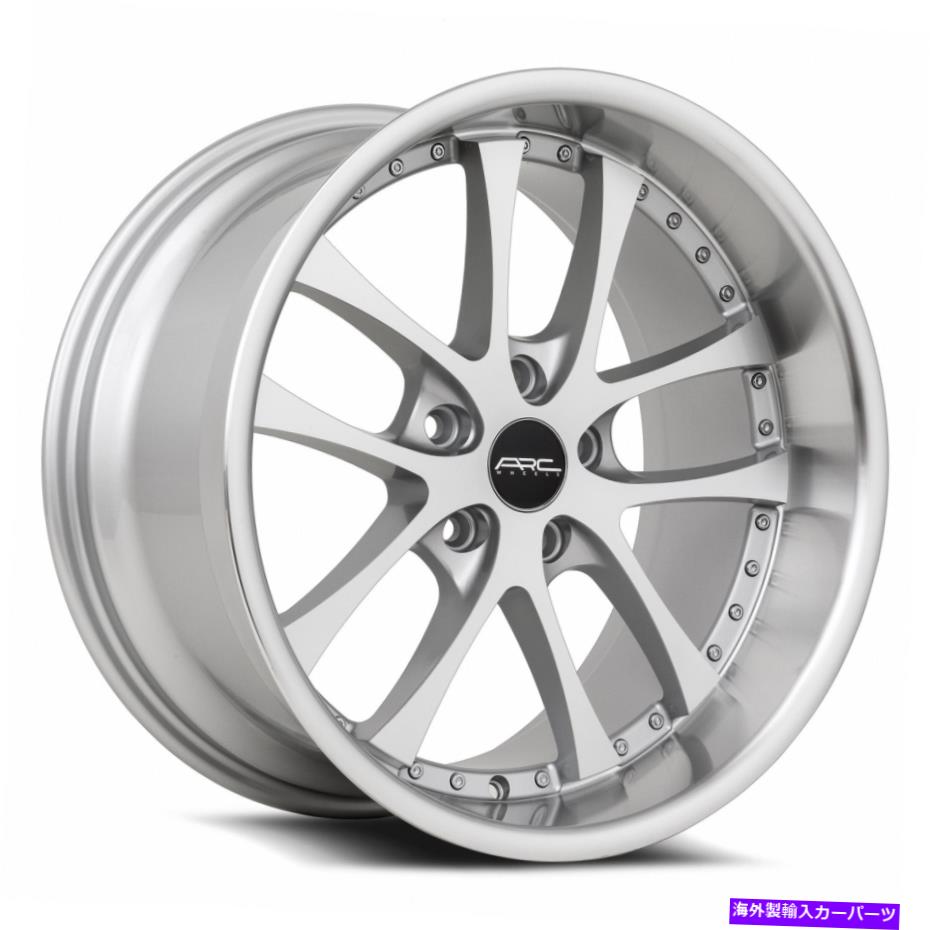ホイール 4本セット ARC AR5 18x9.5 5x114.3 30銀機械加工ホイール(4)73.1 18インチリム ARC AR5 18x9.5 5x114.3 30 Silver Machined Wheels(4) 73.1 18" inch Rims【並行輸入品】|Us Custom Parts Shop USDM