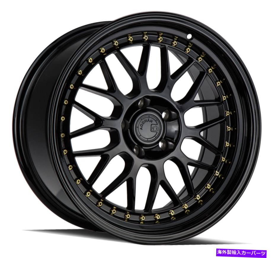 ホイール 4本セット Aodhan AH02 AH2 18x9.5 5x100 35グロスブラックホイール(4)73.1 18インチリム Aodhan AH02 AH2 18x9.5 5x100 35 Gloss Black Wheels(4) 73.1 18\