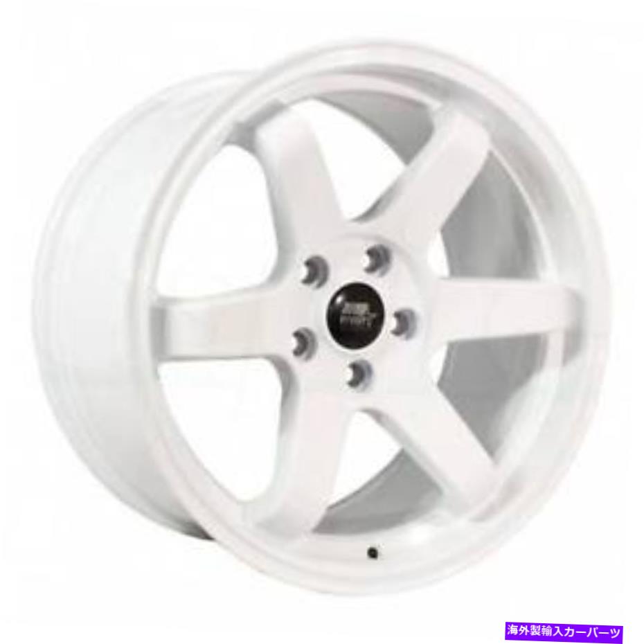 ホイール　４本セット MST MT01 18x9.5 5x114.3 35ホワイトホイール（4）73.1 18インチリム MST MT01 18x9.5 5x114.3 35 White Wheels(4) 73.1 18\