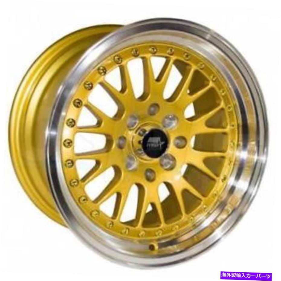 ホイール　４本セット MST MT10 15x8 4x100/4x114.3 25ゴールドホイール（4）73.1 15 \