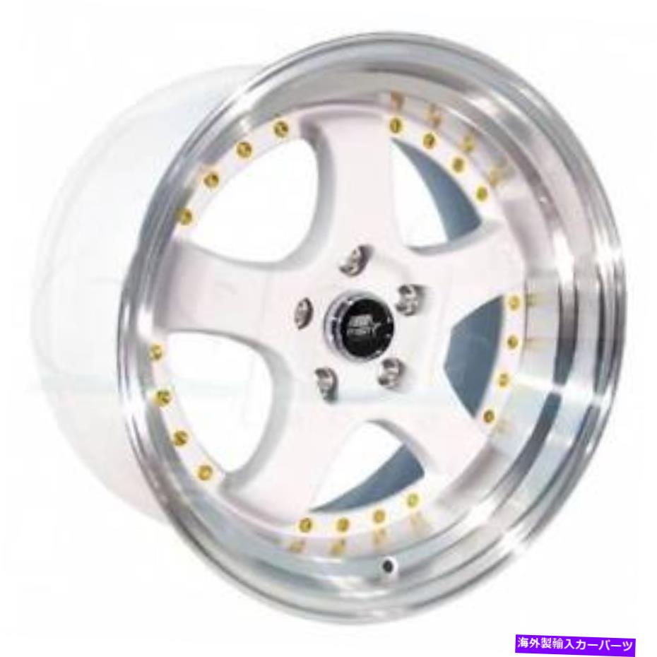 ホイール　４本セット MST MT07 18x9.5 5x114.3 20ホワイトホイール（4）73.1 18インチリム MST MT07 18x9.5 5x114.3 20 White Wheels(4) 73.1 18\