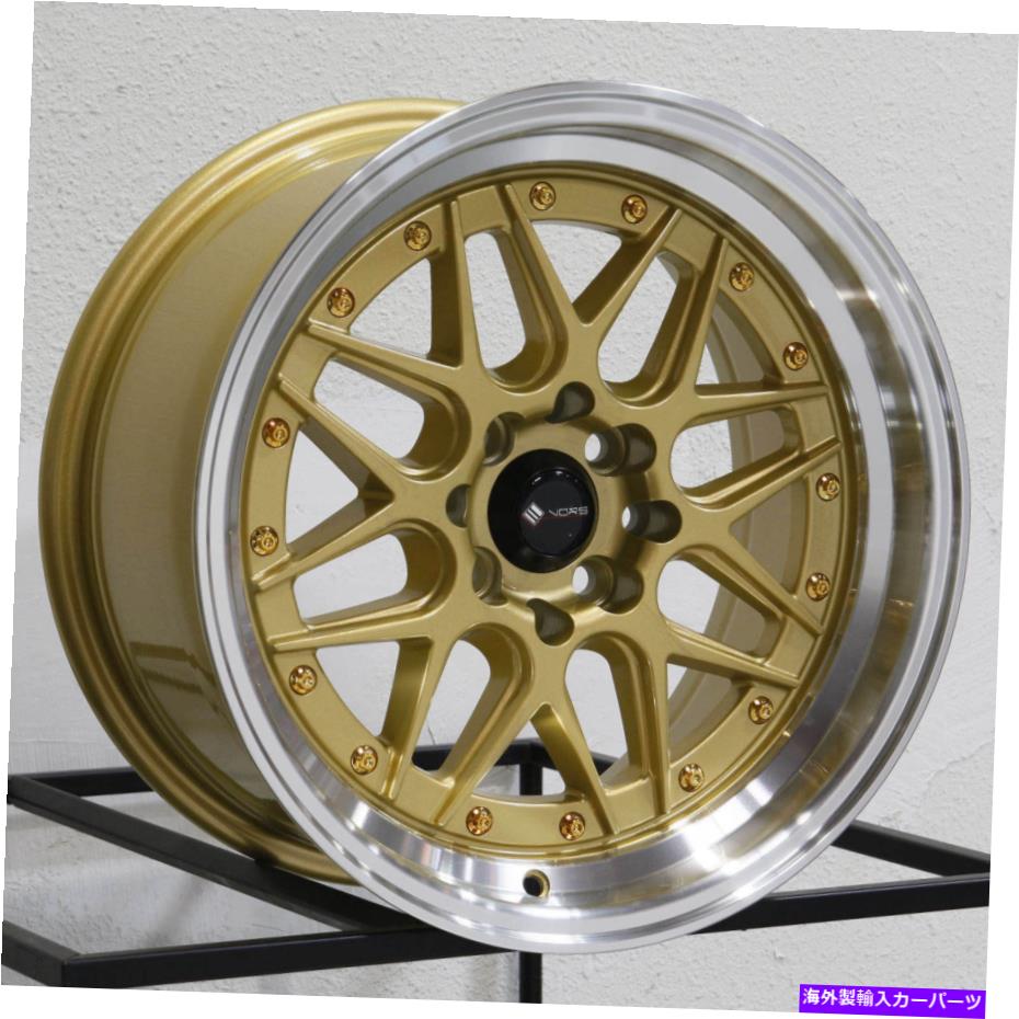 ホイール　４本セット VORS VR7 16x8 4x100/4x114.3 20ゴールドホイール（4）73.1 16インチリム Vors VR7 16x8 4x100/4x114.3 20 Gold Wheels(4) 73.1 16\