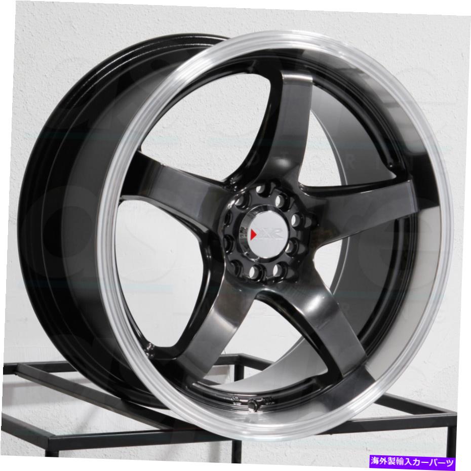 ホイール　４本セット XXR 555 17x8 5x100/5x114.3 35 Chromium Black MLホイール（4）73.1 17 \