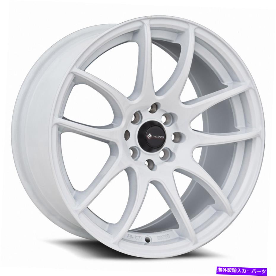 ホイール　４本セット VORS TR4 17x8 4x108 35ホワイトホイール（4）73.1 17 \