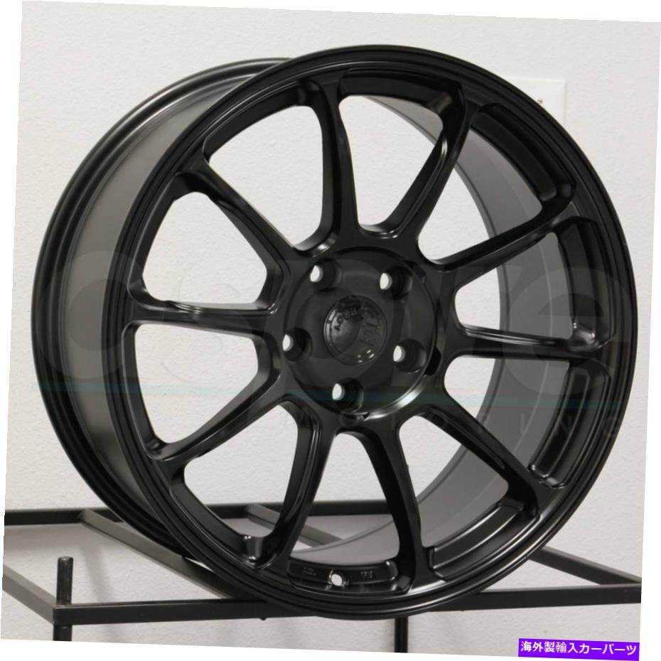 ホイール　４本セット Aodhan AH06 AH6 18x9 5x114.3 30ブラックホイール（4）73.1 18インチリム Aodhan AH06 AH6 18x9 5x114.3 30 Black Wheels(4) 73.1 18\