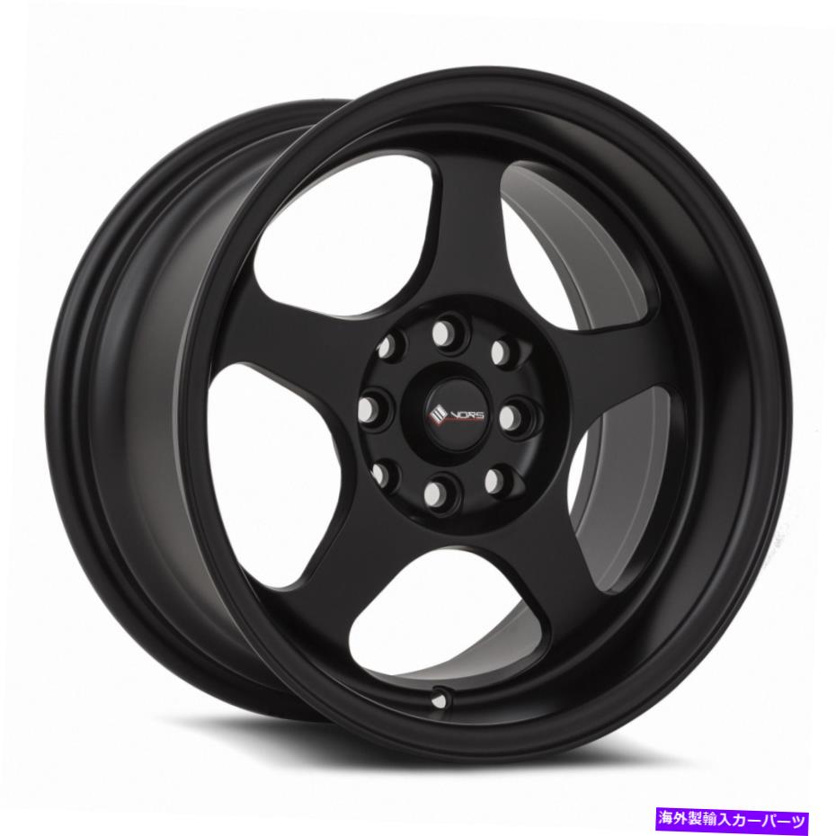 ホイール　４本セット Vors SP1 16x8 4x100/4x114.3 20マットブラックホイール（4）73.1 16インチリム Vors SP1 16x8 4x100/4x114.3 20 Matte Black Wheels(4) 73.1 16\