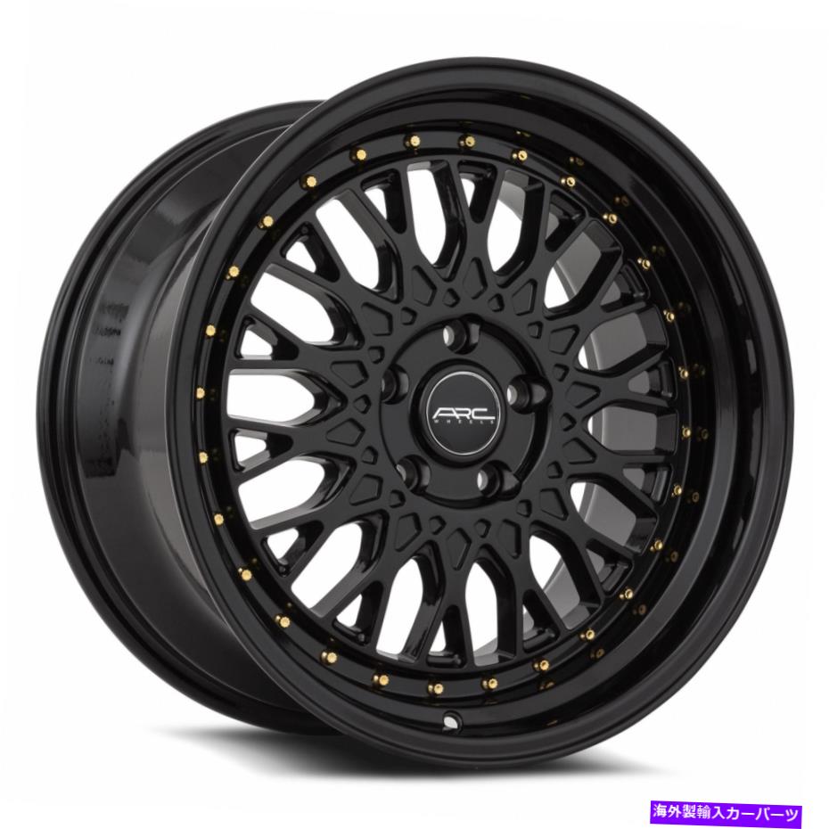 ホイール　４本セット ARC AR1 18x9.5 5x114.3 35ブラックホイール（4）73.1 18インチリム ARC AR1 18x9.5 5x114.3 35 Black Wheels(4) 73.1 18" inch Rims【並行輸入品】｜Us Custom Parts Shop USDM