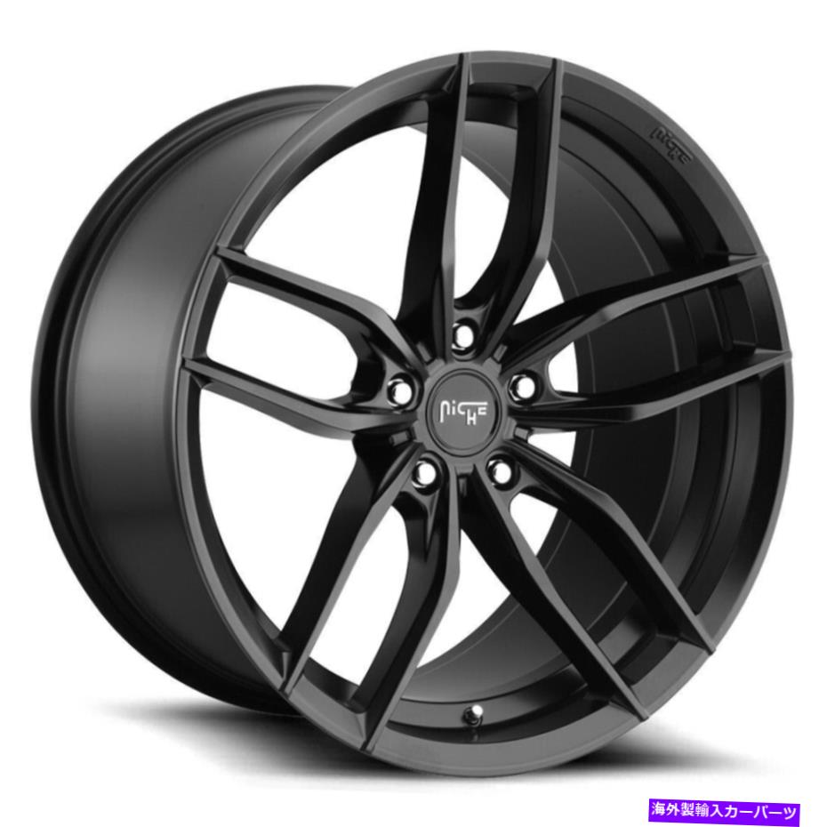 ホイール　４本セット ニッチM203 Vosso 17x8 5x100 40マットブラックホイール（4）66.06 17 \