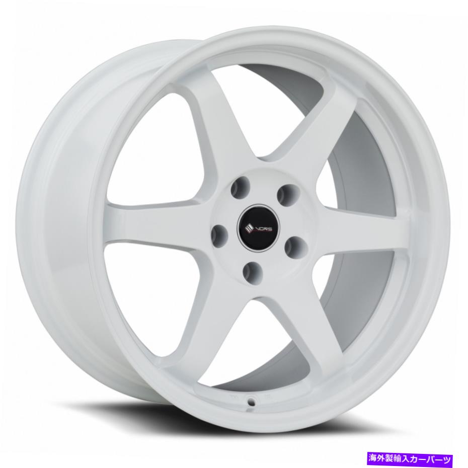ホイール　４本セット VORS TR37 18x9.5 5x108 35ホワイトホイール（4）73.1 18インチリム Vors TR37 18x9.5 5x108 35 White Wheels(4) 73.1 18\