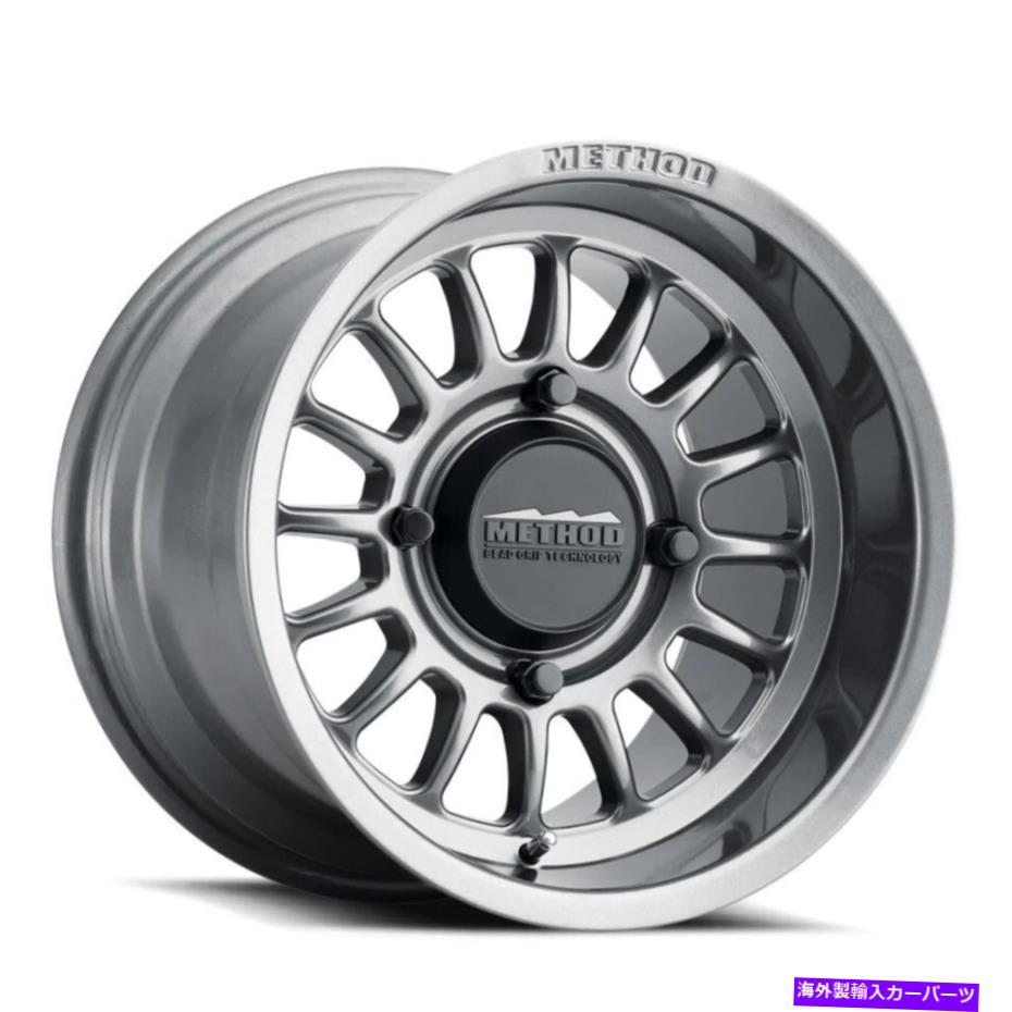 ホイール　４本セット 方法MR411ビーズグリップ15x7 4x136 38チタンホイール（4）106.25 15 \