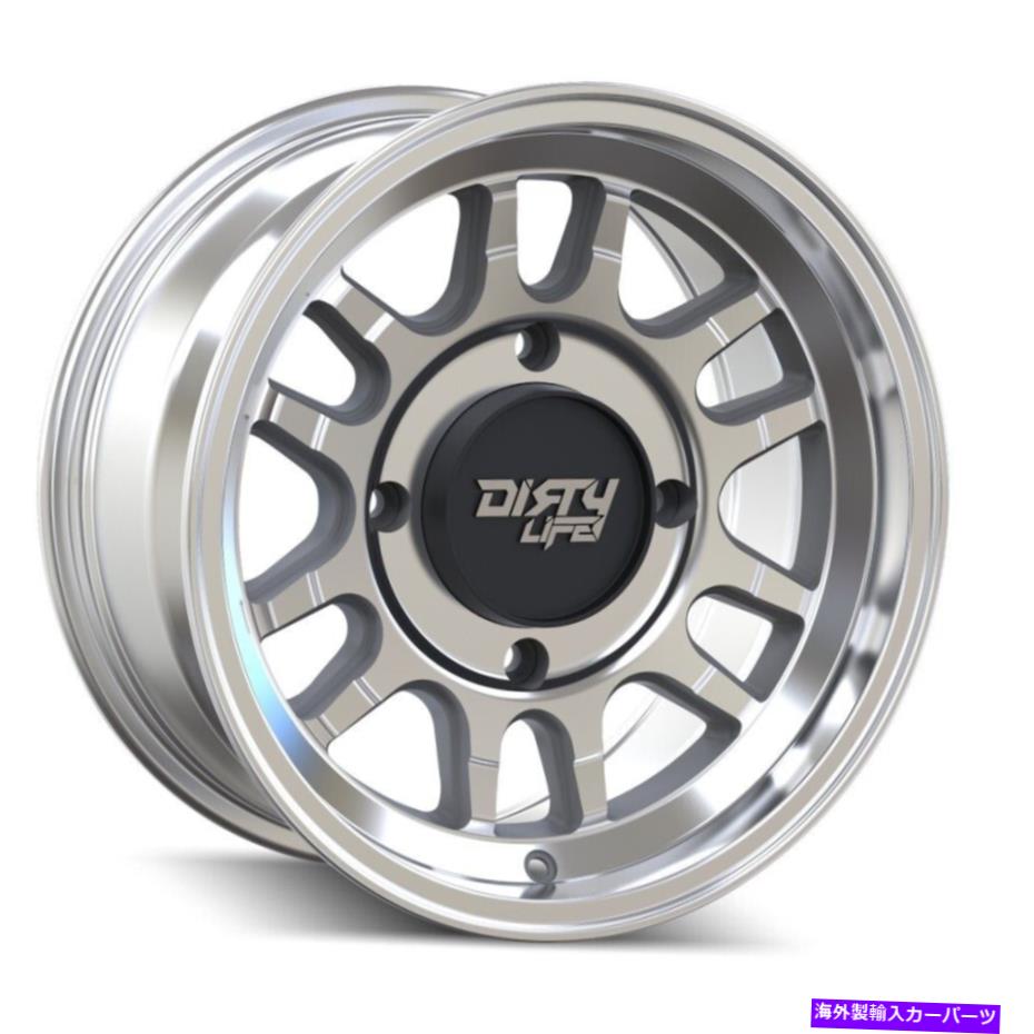 ホイール　４本セット ダーティライフ9310SキャニオンスポーツSXS 14x7 4x137 13機械加工ホイール（4）106.25 14 \