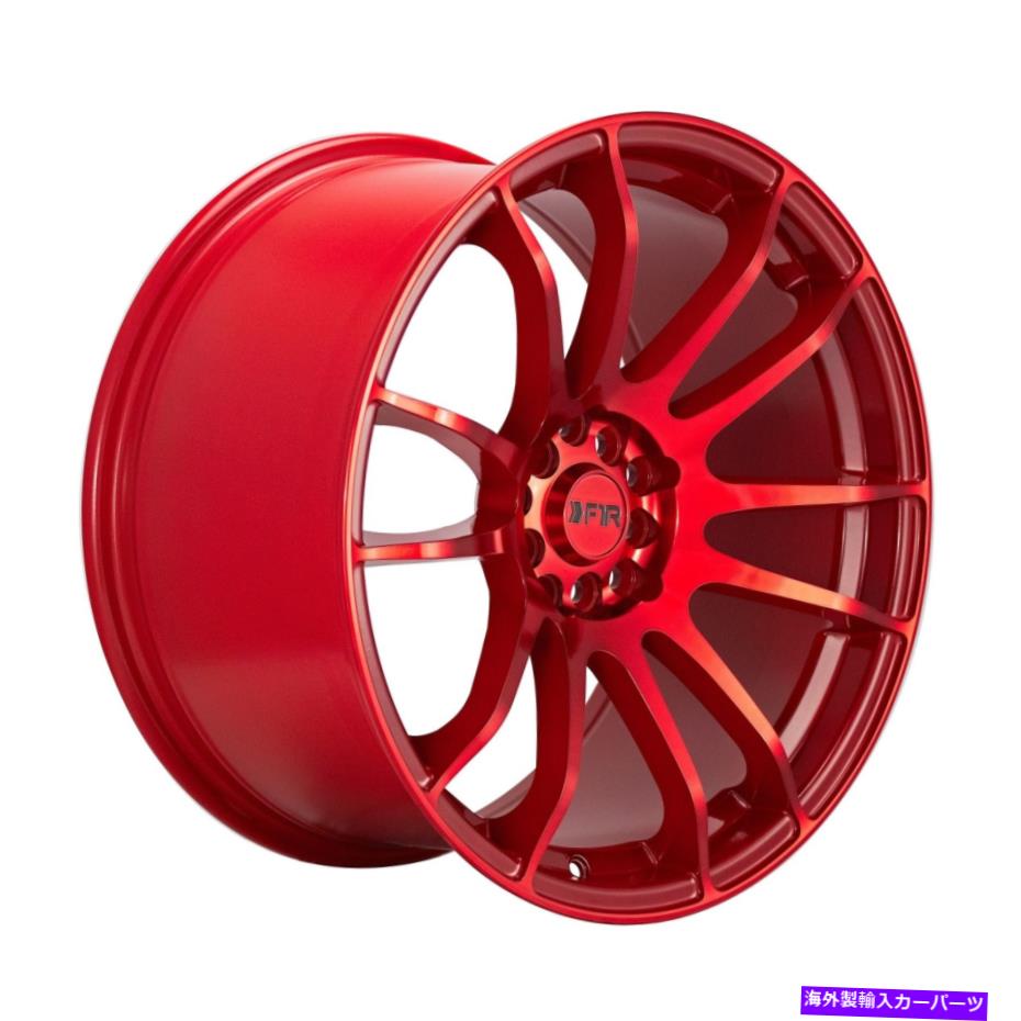 ホイール 4本セット F1R F107 18x8.5 5x100/5x114.3 33キャンディレッドホイール(4)18インチリム F1R F107 18x8.5 5x100/5x114.3 33 Candy Red Wheels(4) 18\