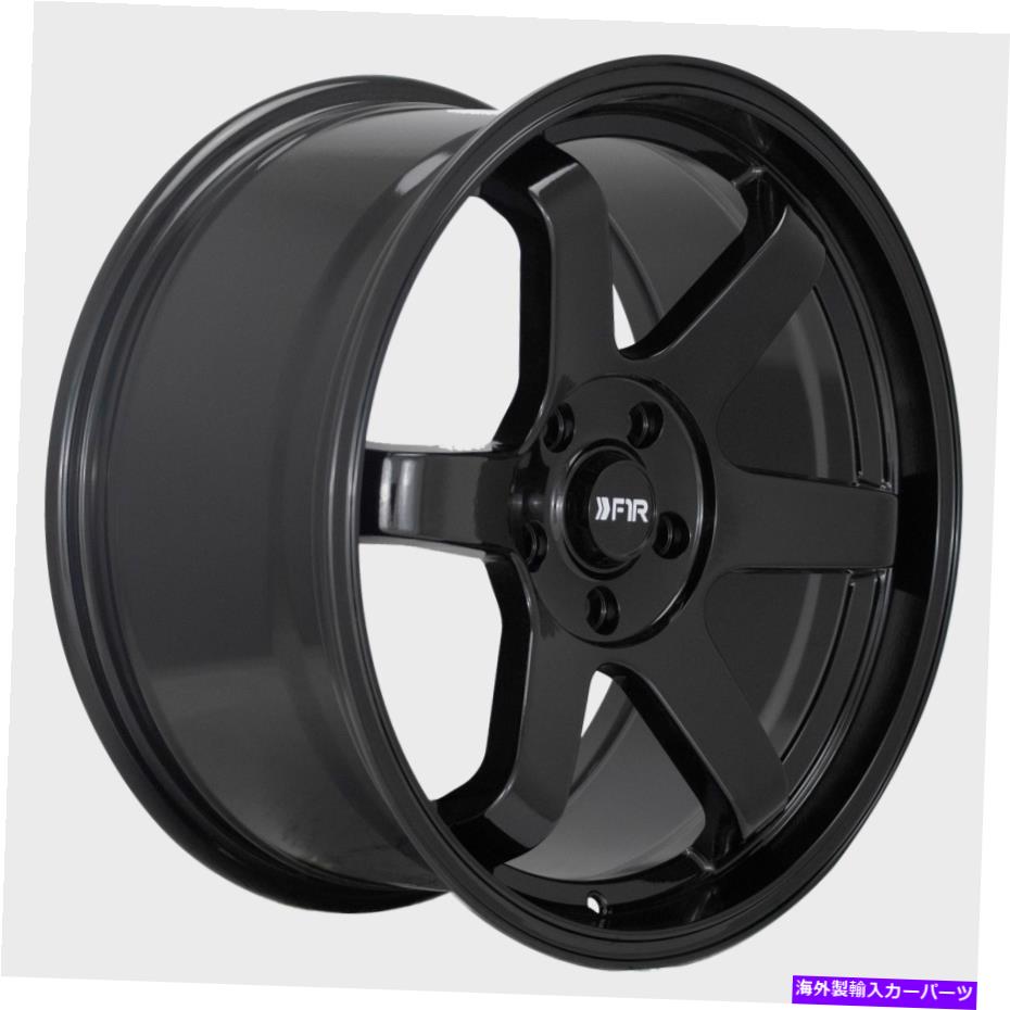 ホイール　４本セット F1R F106 17x8 5x114.3 35グロスブラックホイール（4）17インチリム F1R F106 17x8 5x114.3 35 Gloss Black Wheels(4) 17\