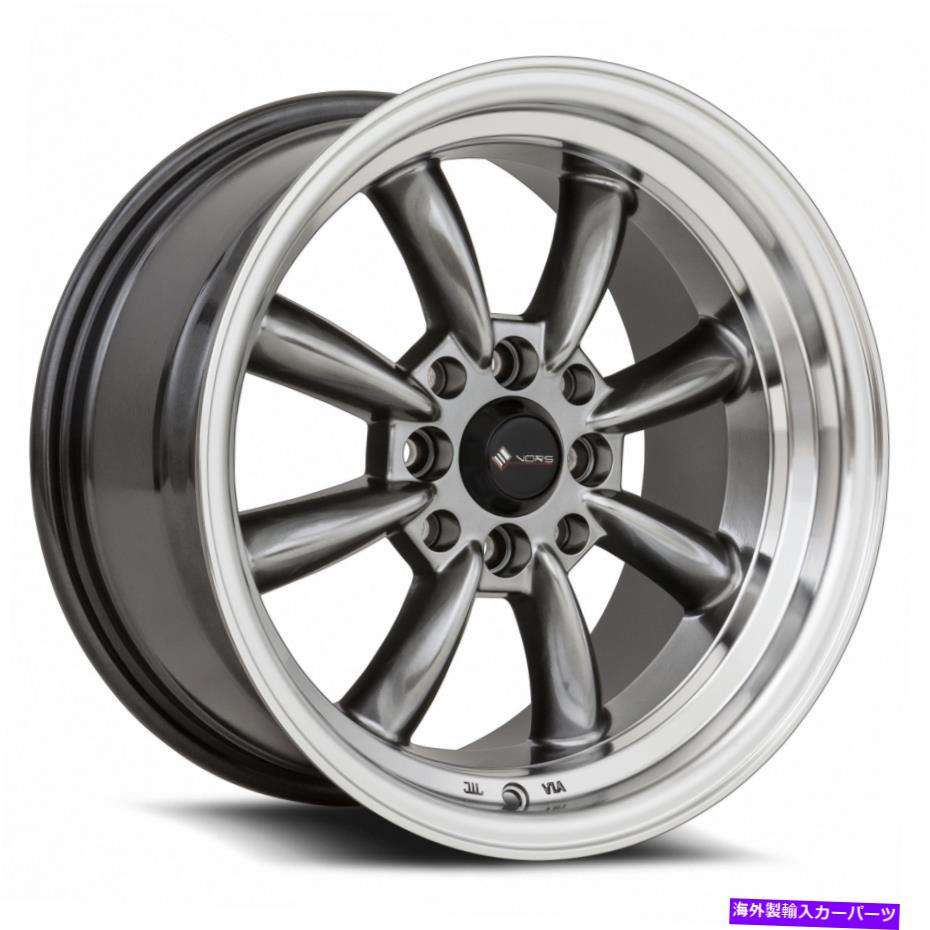 ホイール　４本セット VORS TR9 15x8 4x100/4x114.3 20ハイパーブラックホイール（4）73.1 15 "インチリム Vors TR9 15x8 4x100/4x114.3 20 Hyper Black Wheels(4) 73.1 15" inch Rims【並行輸入品】｜Us Custom Parts Shop USDM